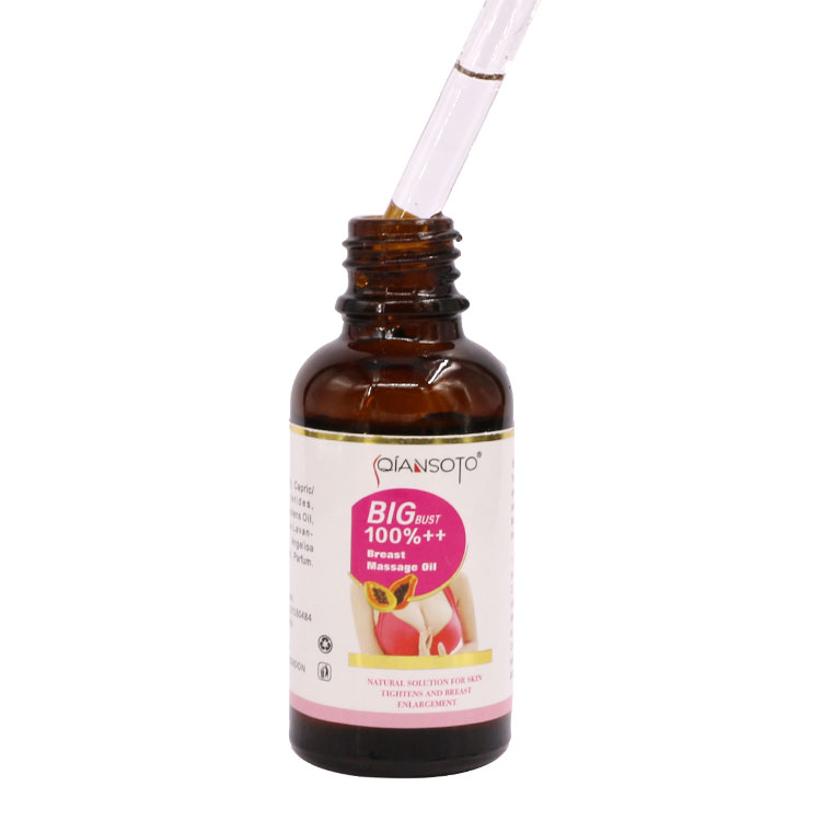 Qiansoto Tinh Dầu Nở Ngực Tăng Ngực Tăng Vòng 1 Enhancement Breast Oil Massage Upsize 7