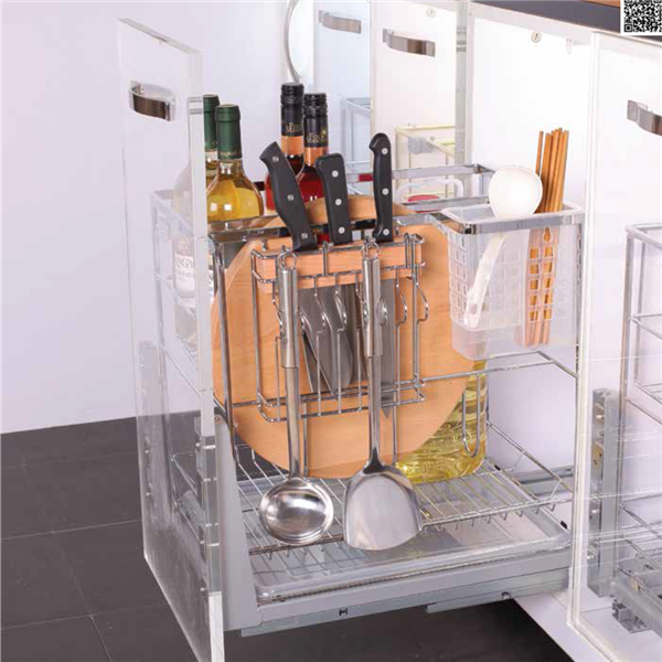 ( CHÍNH HÃNG EUROGOLD)Kệ gia vị dao thớt nan dẹt Eurogold inox mờ 304 cao cấp EP