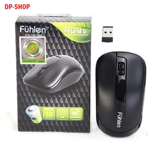 Chuột không dây Fuhlen A09B - Hàng Chính Hãng Bảo hành 24 tháng