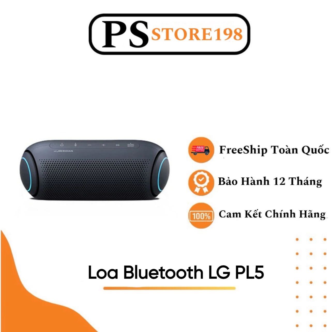 Loa Bluetooth LG Xboom Go PL5 full box chính hãng