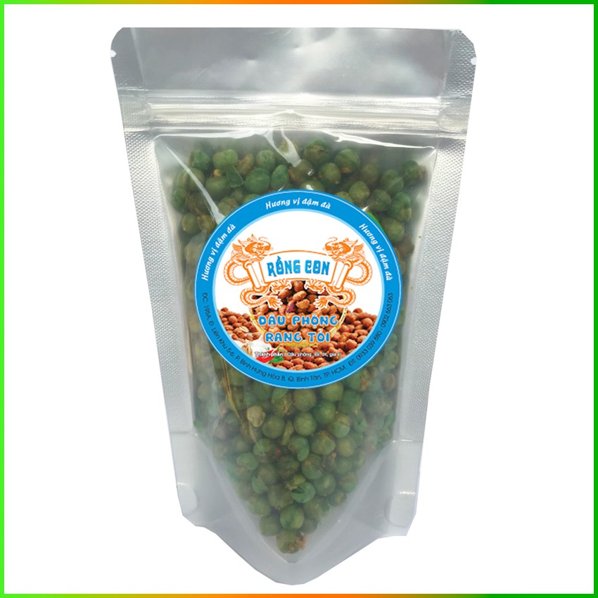 Gói đậu hà lan sấy muối ớt 100g thơm ngon rồng con