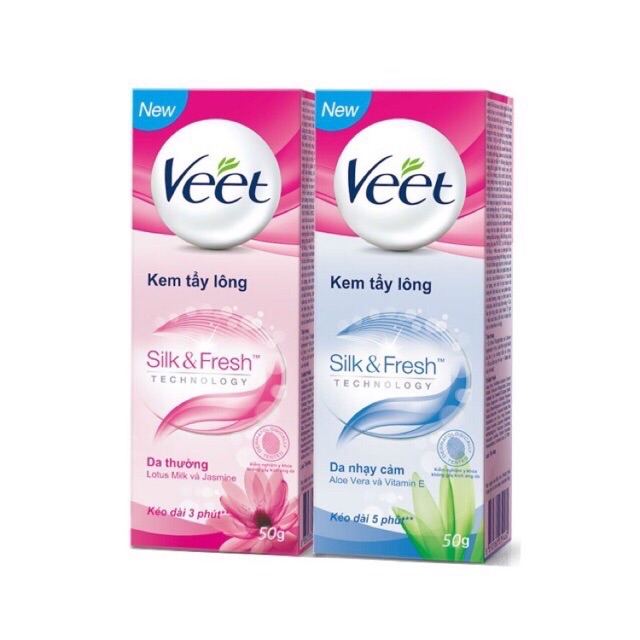 Kem tẩy lông vùng kín Veet50g chính hãng