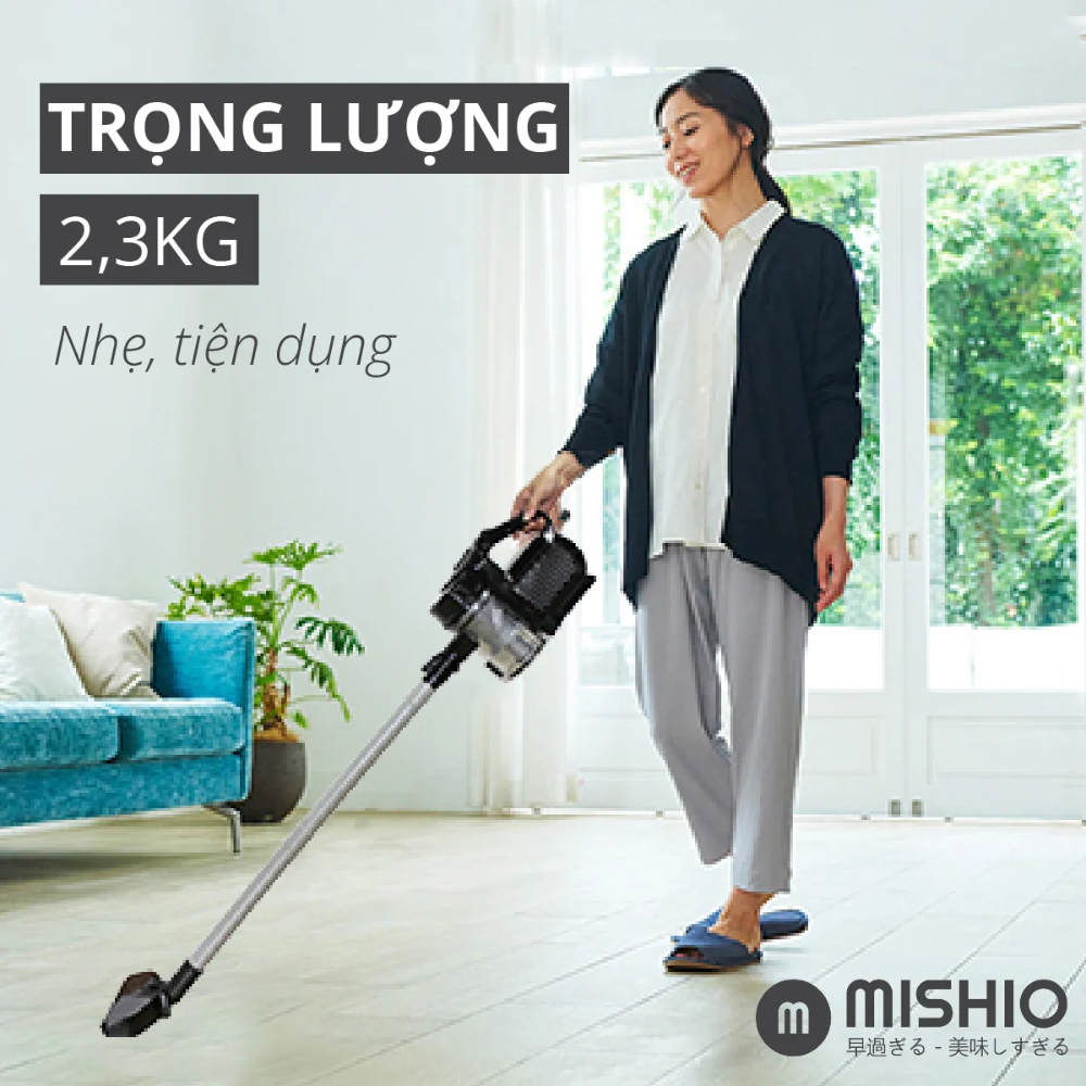 Máy Hút Bụi Cầm Tay Công Nghệ Lốc Xoáy Mishio MK249 800W