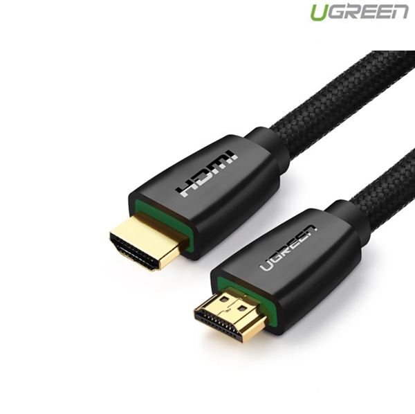 Cáp hdmi 2.0 bọc lưới dài 5m hỗ trợ 3d 4k ugreen 40412