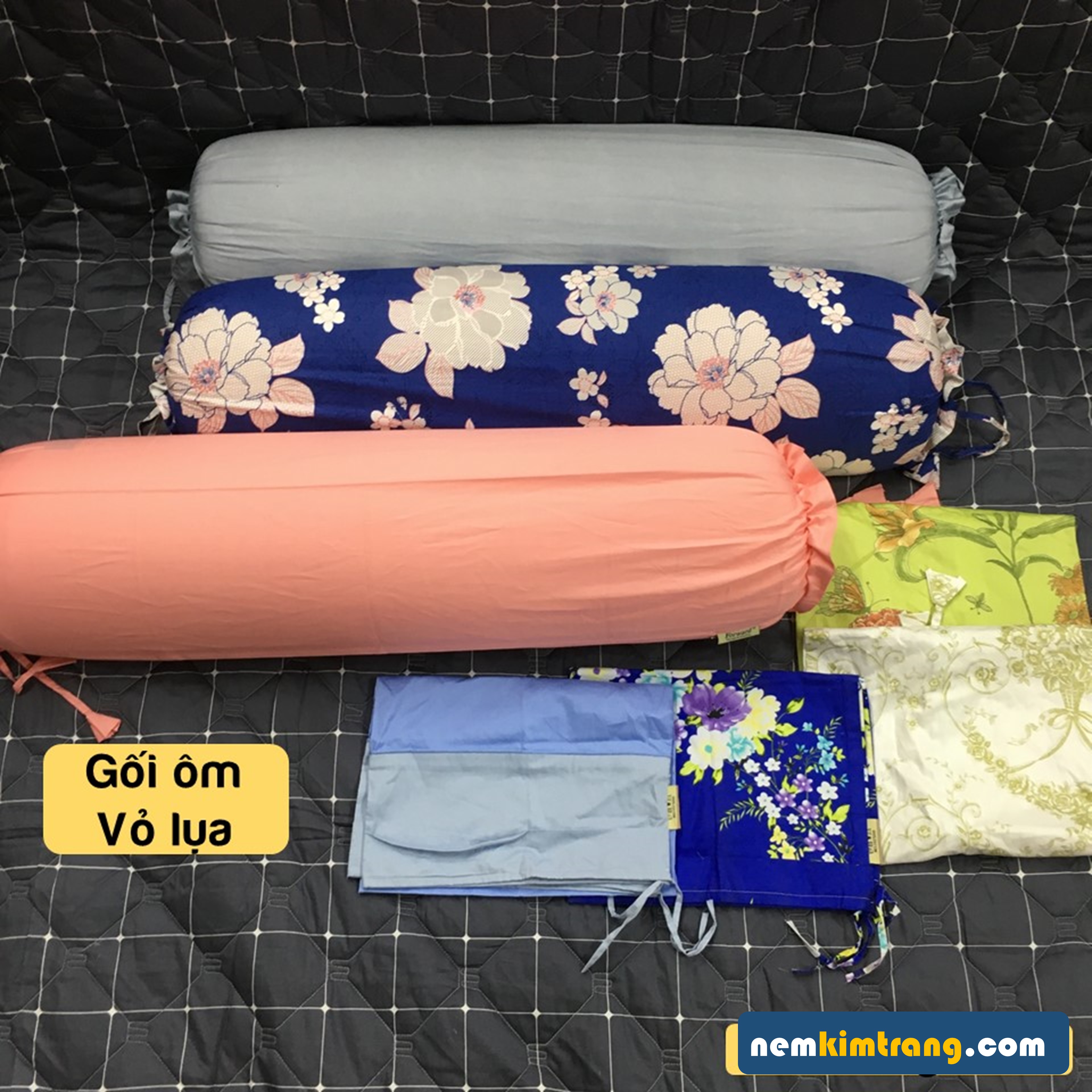 Vỏ gối ôm cotton các loại - nhiều kích thước