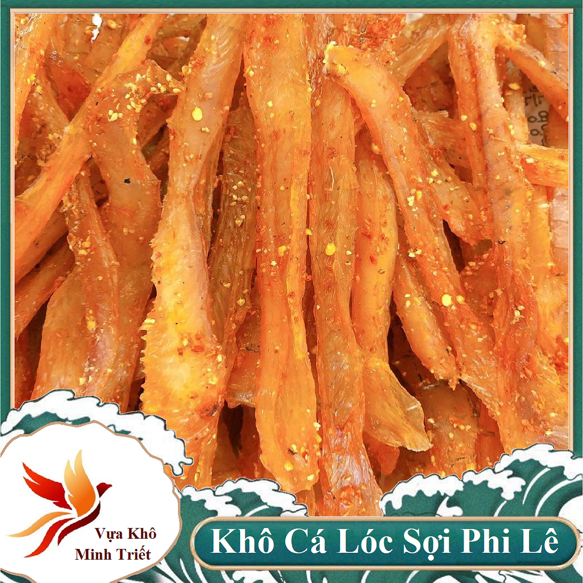Khô cá lóc sợi 3 nắng - vựa khô minh triết