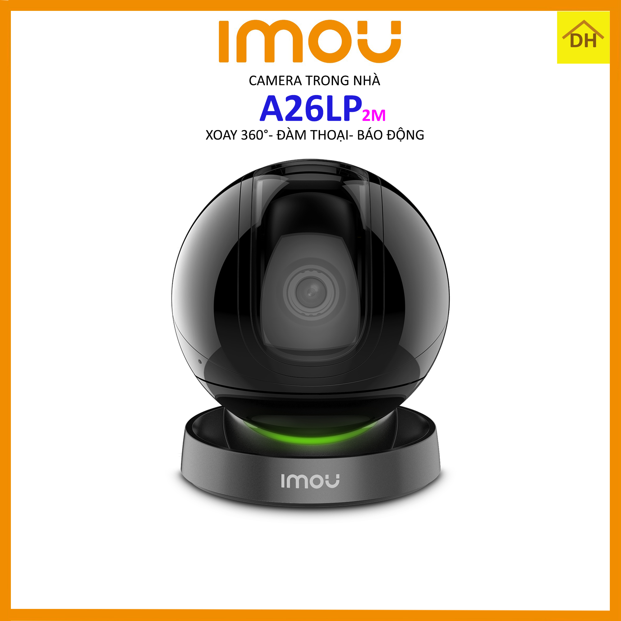 Camera IMOU A26LP 2M 1080p - Đàm Thoại 2 Chiều- Báo Động Chống Trộm- Wifi Trong Nhà Chính Hãng IMOU