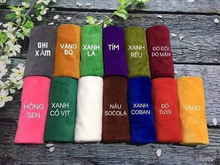 Khăn gội đầu spa, kt 35*75 cm,Trọng lượng 100g, chất liệu fiber , thấm hút nhanh, không phai màu, độ bền cao