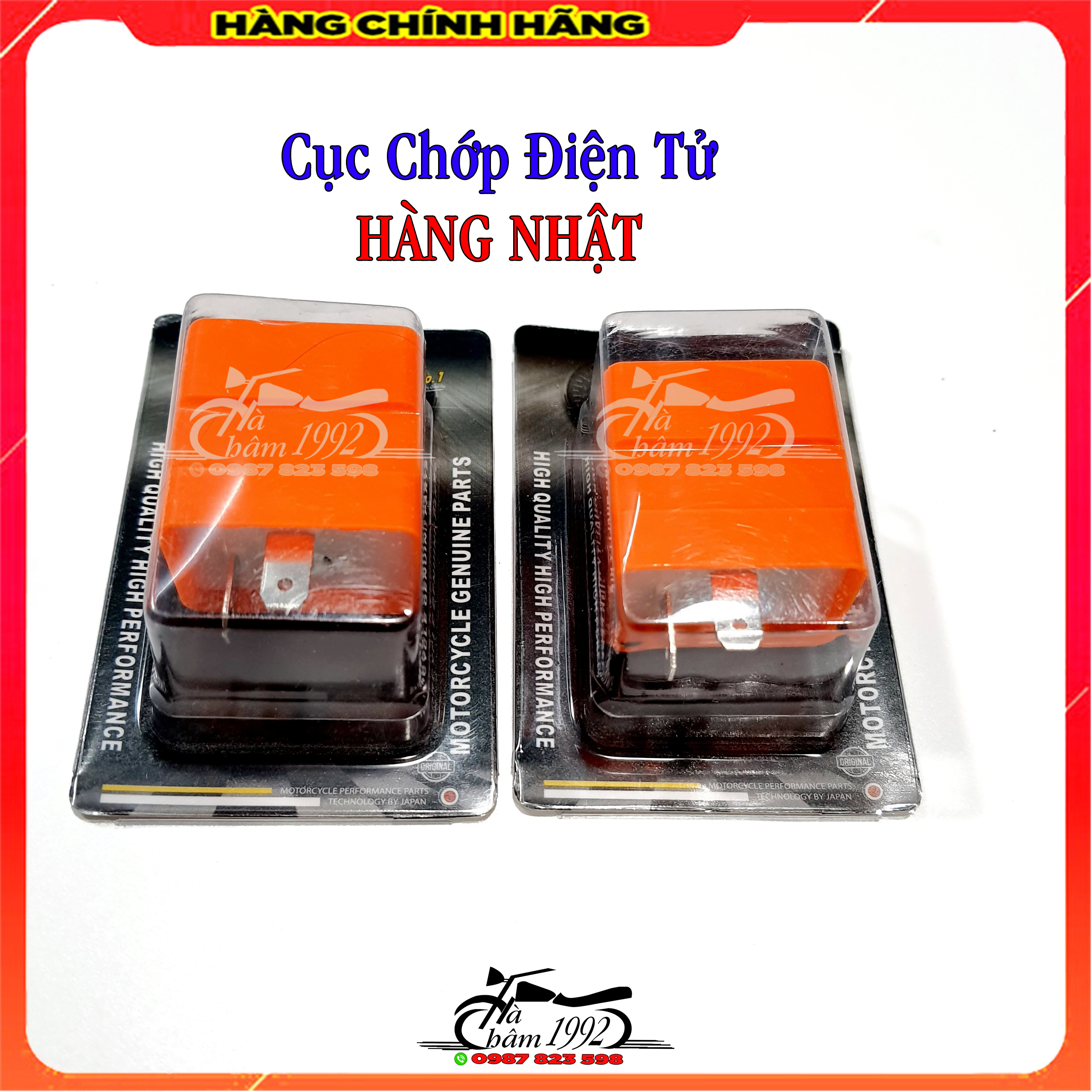 Cục chớp role xinhan điện tử gắn xe máy