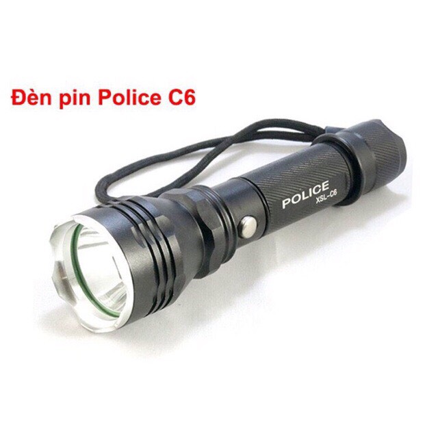 Đèn pin Led siêu sáng Police C6 loại pin sạc