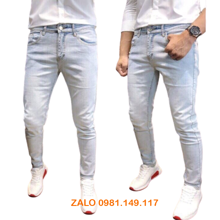 Quần jean nam đẹp ống côn - SSR002