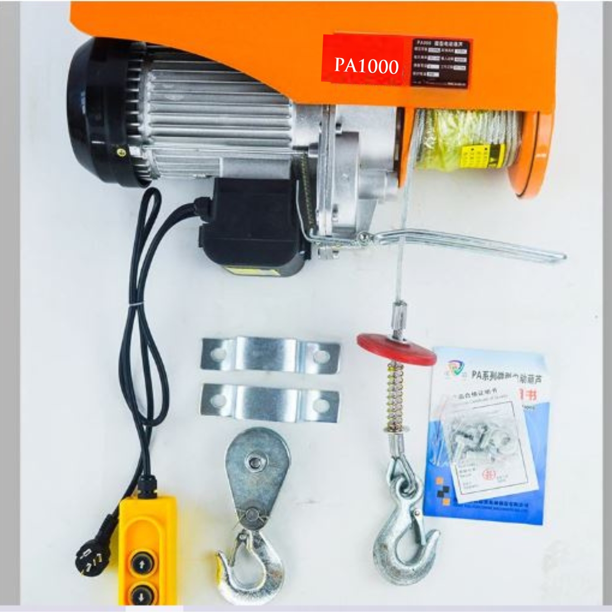 Electric Winch Pa1000 Is an Electric Winch for Lifting and Lowering Machinery and Equipment with a Load Capacity of up to 800 kg with a Cable Length of 18 Meters. Giá 3,480,000 Đồng*Miễn phí vận chuyển