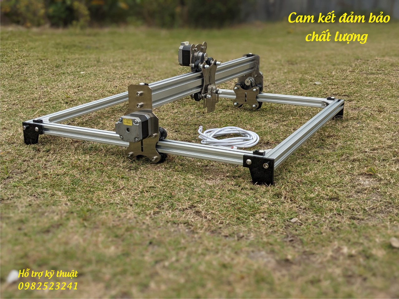 Khung máy khắc hình cnc mini lazer khổ 50x50cm