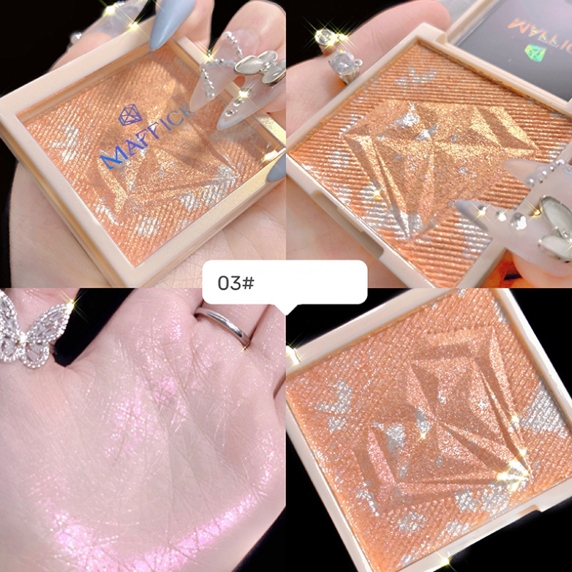 Má hồng bắt sáng MAFFICK Diamond Highlight Powder 4g - 253
