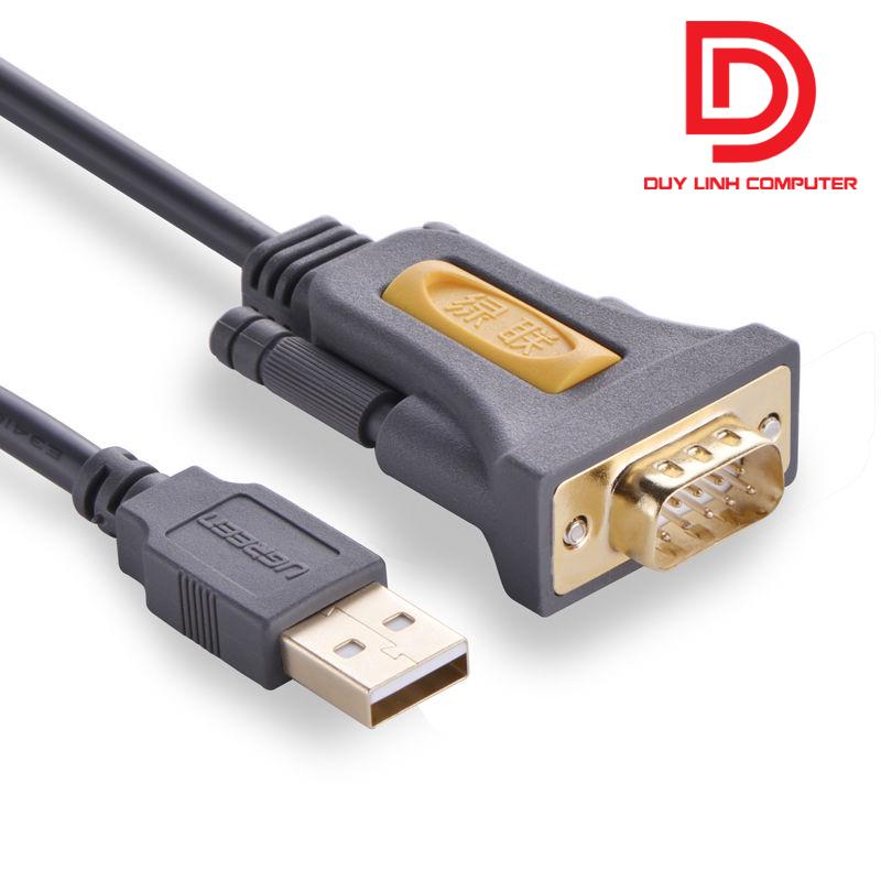 Cáp usb to com rs232 db9 chính hãng ugreen 20211 dài 1.5m