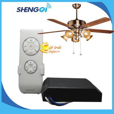 Bộ điều khiển quạt trần có đèn cao cấp ShengQI dùng rơ le