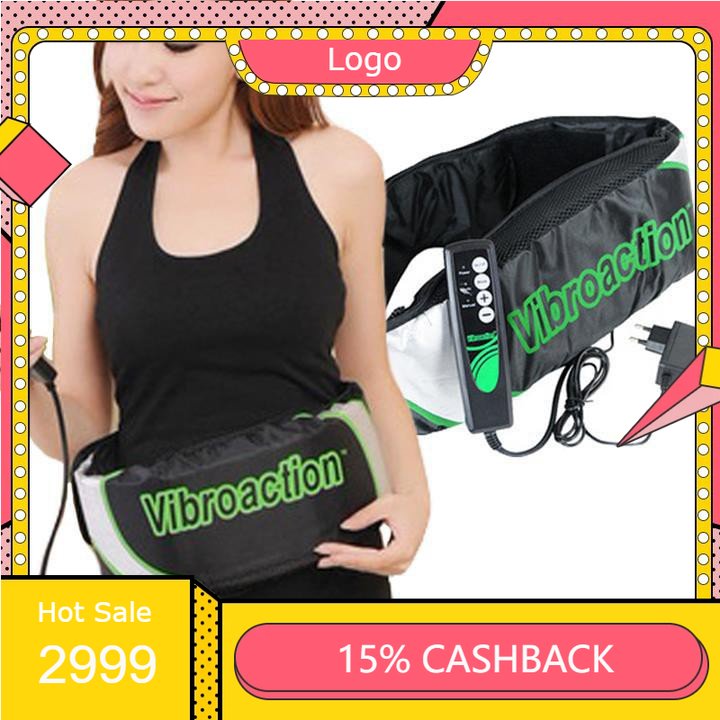 Đai massage giảm mỡ bụng vibroaction hàng chính hãng