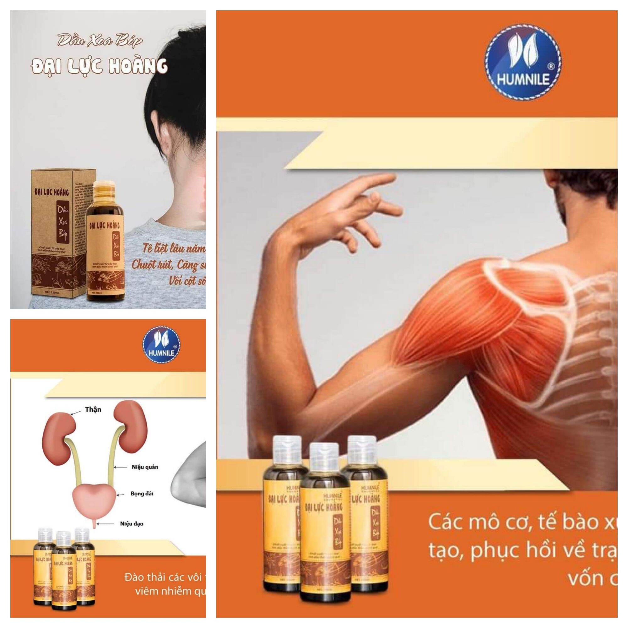 Dầu xoa bóp ĐẠI LỰC HOÀNG ( combo 5 chai )  - giải pháp hữu hiệu hỗ trợ cơ xương khớp -- ĐẠI LỰC HOÀNG