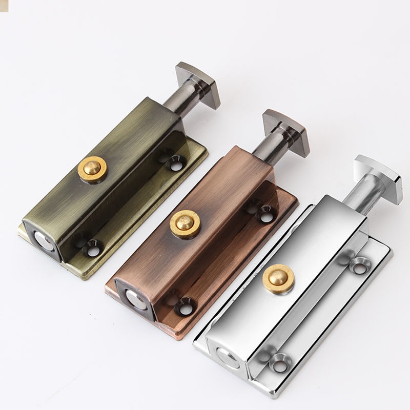 Khóa cửa tự động bằng thép không gỉ Chốt khóa chốt bằng thép không gỉ Cửa nhà vệ sinh Cửa sổ bằng gỗ nhà Minh cũ Khóa cửa Khóa cửa Cửa sổ cắm Khóa cửa