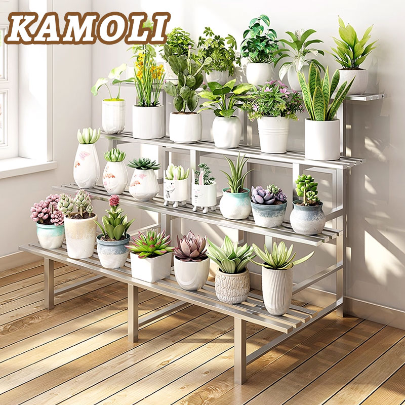Multi-Tiered Trapezoidal Shelf for Displaying Flowers, High-Quality Pot Holder New Model Carbon Steel Giá  418,000 Đồng*Miễn phí vận chuyển