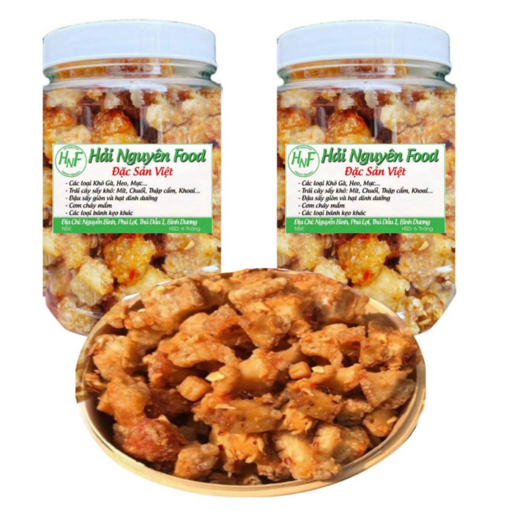 2 Hủ Tóp Mỡ Giòn Da Mắm Tỏi Hành Phi (Mỗi Hủ 150gr) Thơm Ngon - Giòn Rụm
