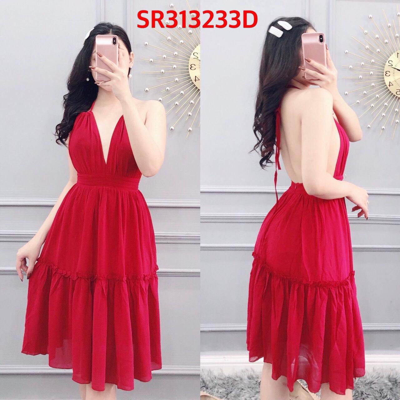 Đầm voan cột dây hàng chuẩn x79 hót nhất 2019