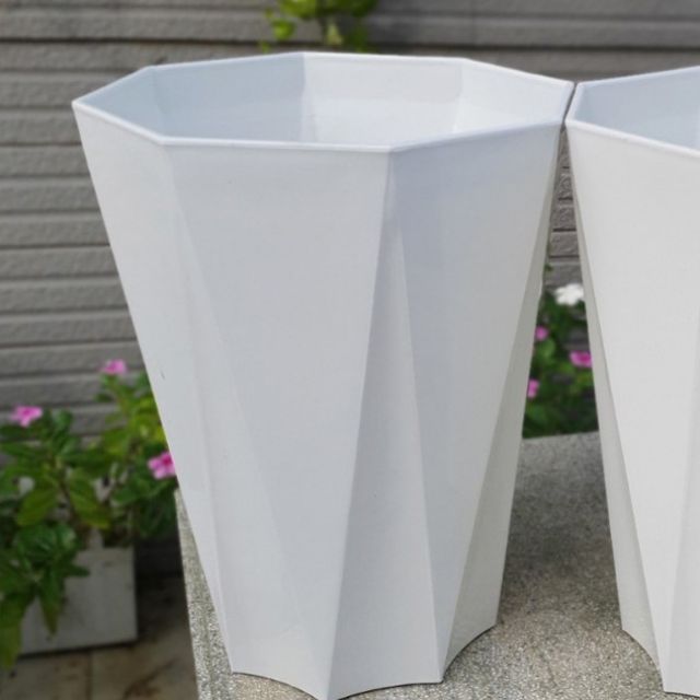 Bộ 5 CáI ChậU NhựA Cao CấP Vân Kim Cương Phi 30cm Cao 40cm Siêu Đẹp Siêu Bền
