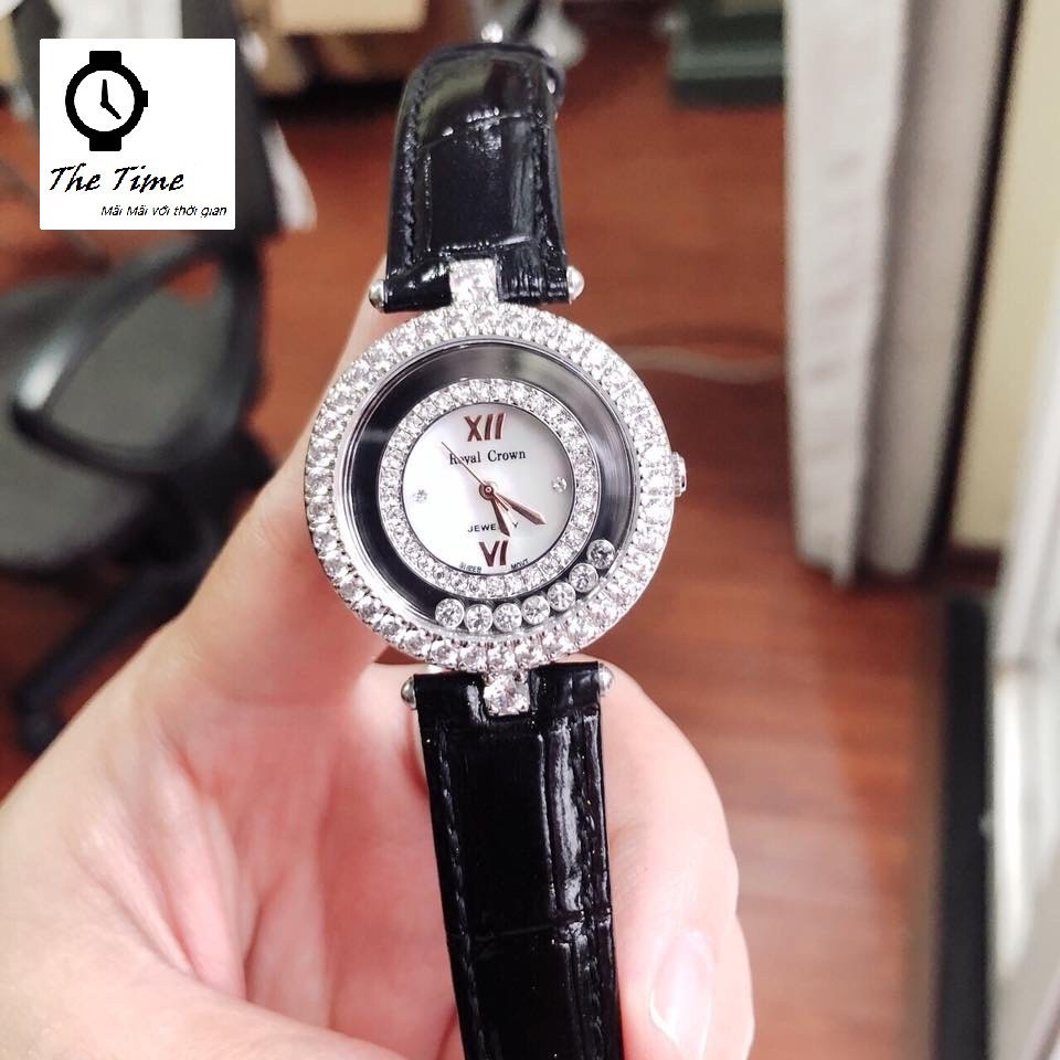 Đồng hồ nữ chính hãng – Đồng hồ da nữ Royal Crown 3628