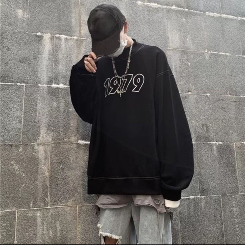 Áo thun dài tay 1979 ❤ áo sweter unisex phong cách hàn quốc