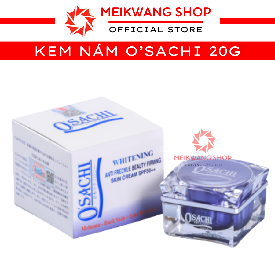 Kem nám osachi xanh dương - o'sachi whitening melasma 20g - giảm thâm nám - tàn nhang - đồi mồi - trắng da