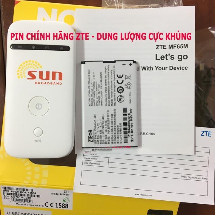 Pin thay thế bộ phát MF65 hàng chuẩn pin ZTE