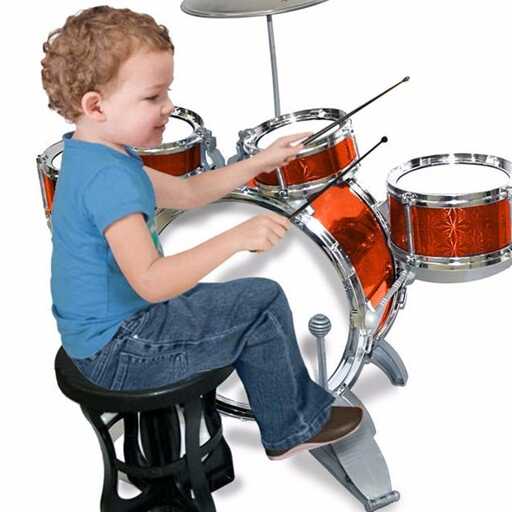 Bộ Trống Sôi Động Cho Bé Yêu Lớn, bộ trống jazz drum cho bé vui chơi