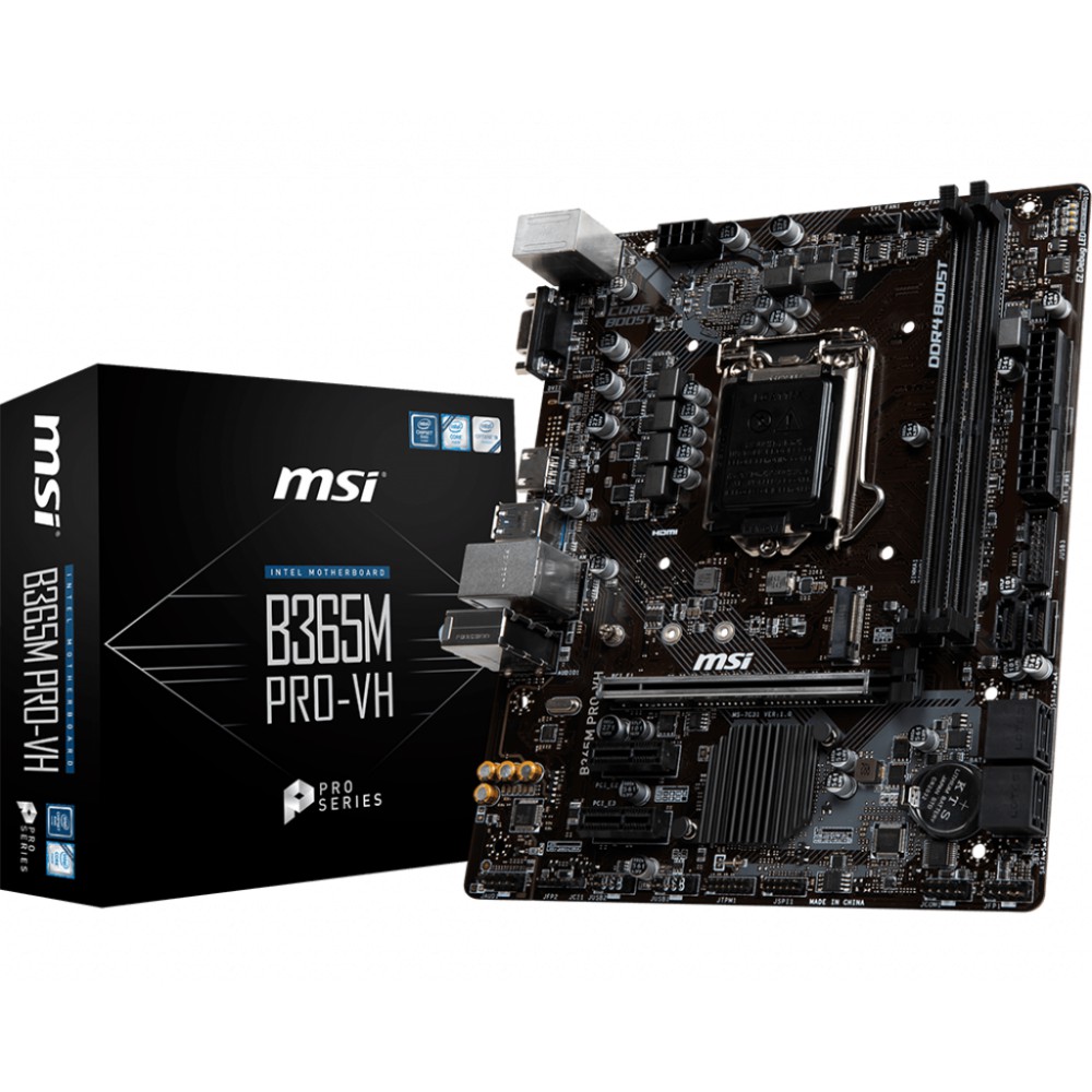 Bo mạch chủ MSI B365M PRO-VH, sản phẩm tốt với chất lượng, độ bền cao và được cam kết sản phẩm y như hình