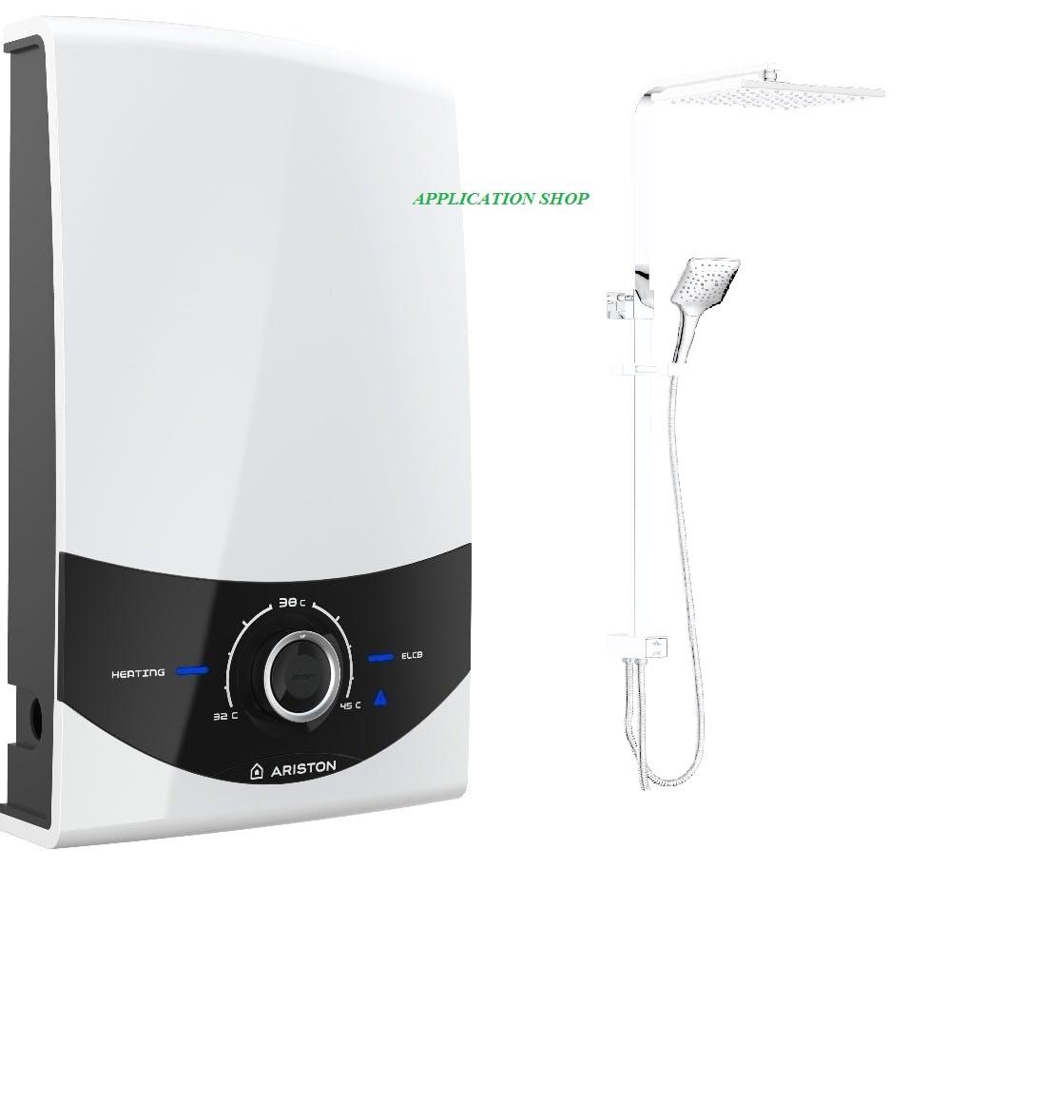 Máy nước nóng trực tiếp ariston có bơm tăng áp, cần sen cây sang trọng SMC45PE RS-VN PUMP