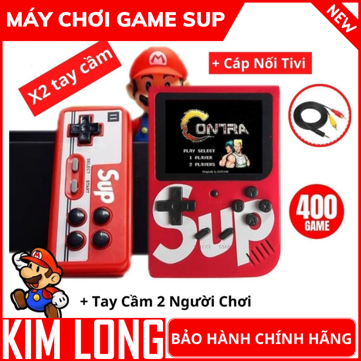 Máy chơi game cầm tay sup 400 in 1 có sẵn 400 trò, máy chơi game Mario, máy chơi game mini, máy chơi game cổ điển, máy chơi game 4 nút