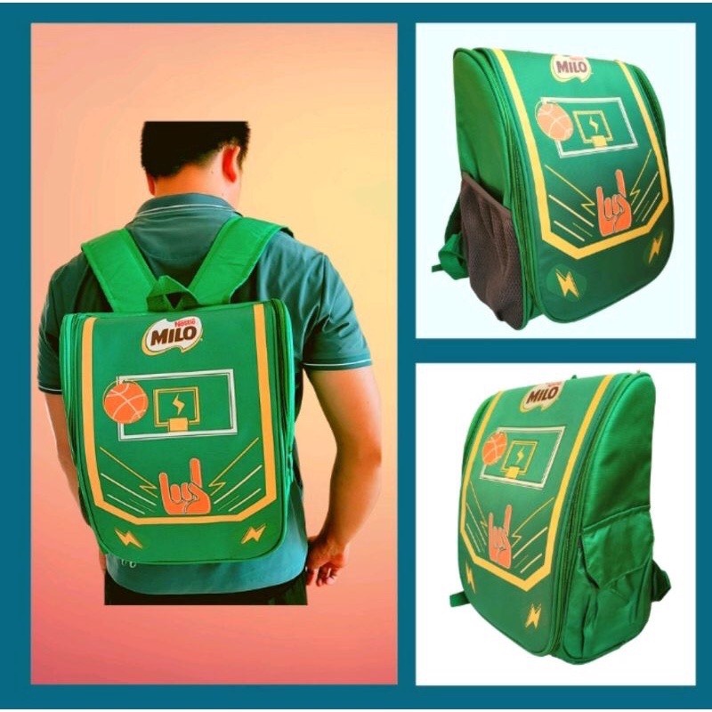 Balo chống gù cho bé quà của Milo