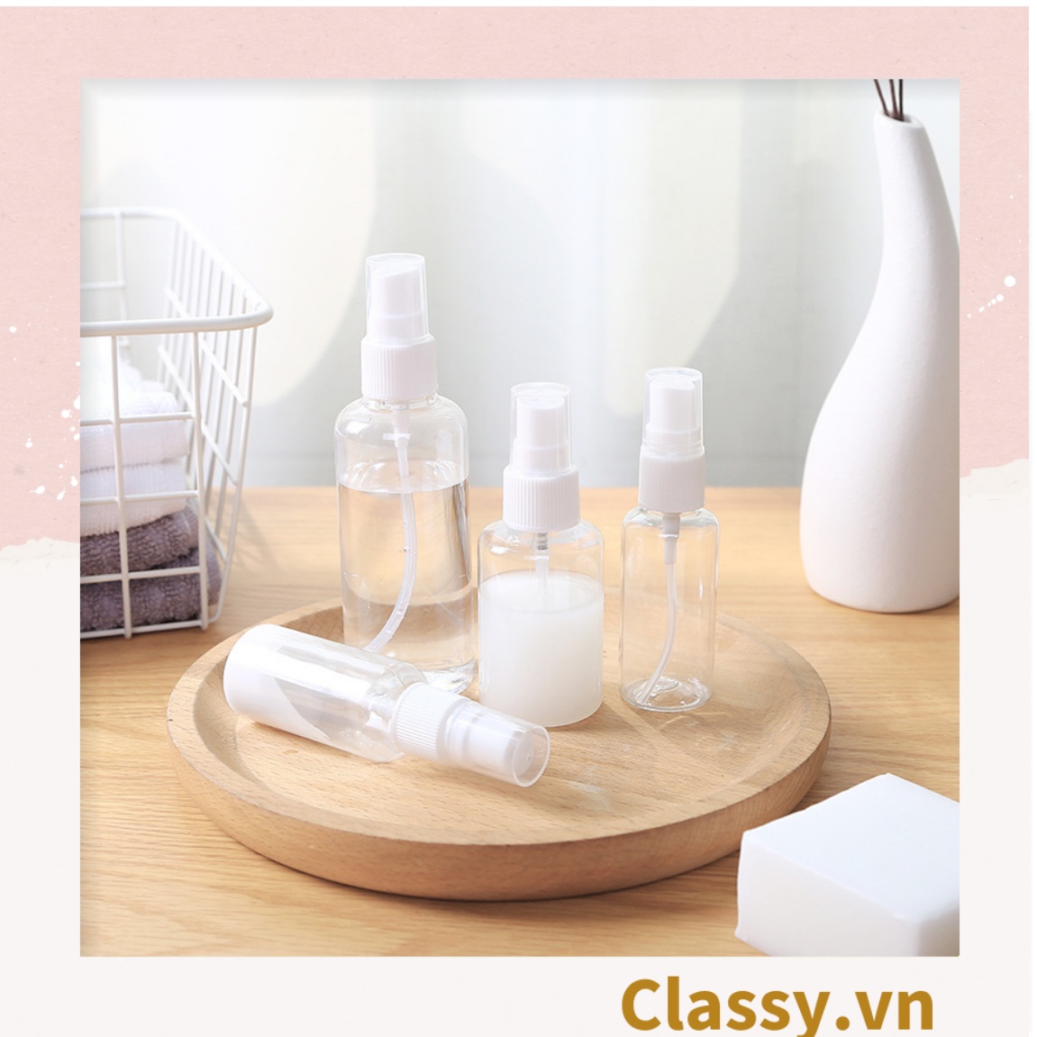 Chai Lọ Chiết Dạng XỊT - Đựng Dung Dịch, Nước Hoa, Mỹ Phẩm, Toner,...; DUNG TÍCH 30 ML, 50ML,