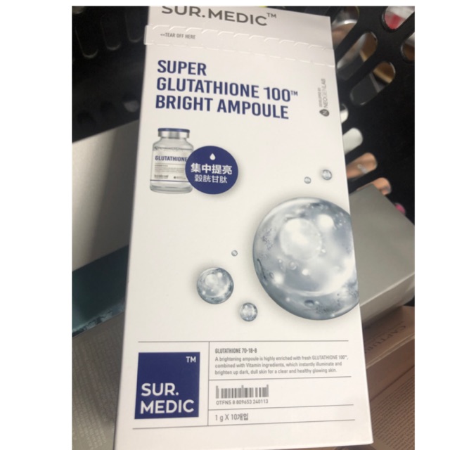 Huyết thanh truyền trắng sur.medic hộp 10 ống hàn quốc, cam kết hàng đúng mô tả, chất lượng đảm bảo an toàn đến sức khỏe người sử dụng