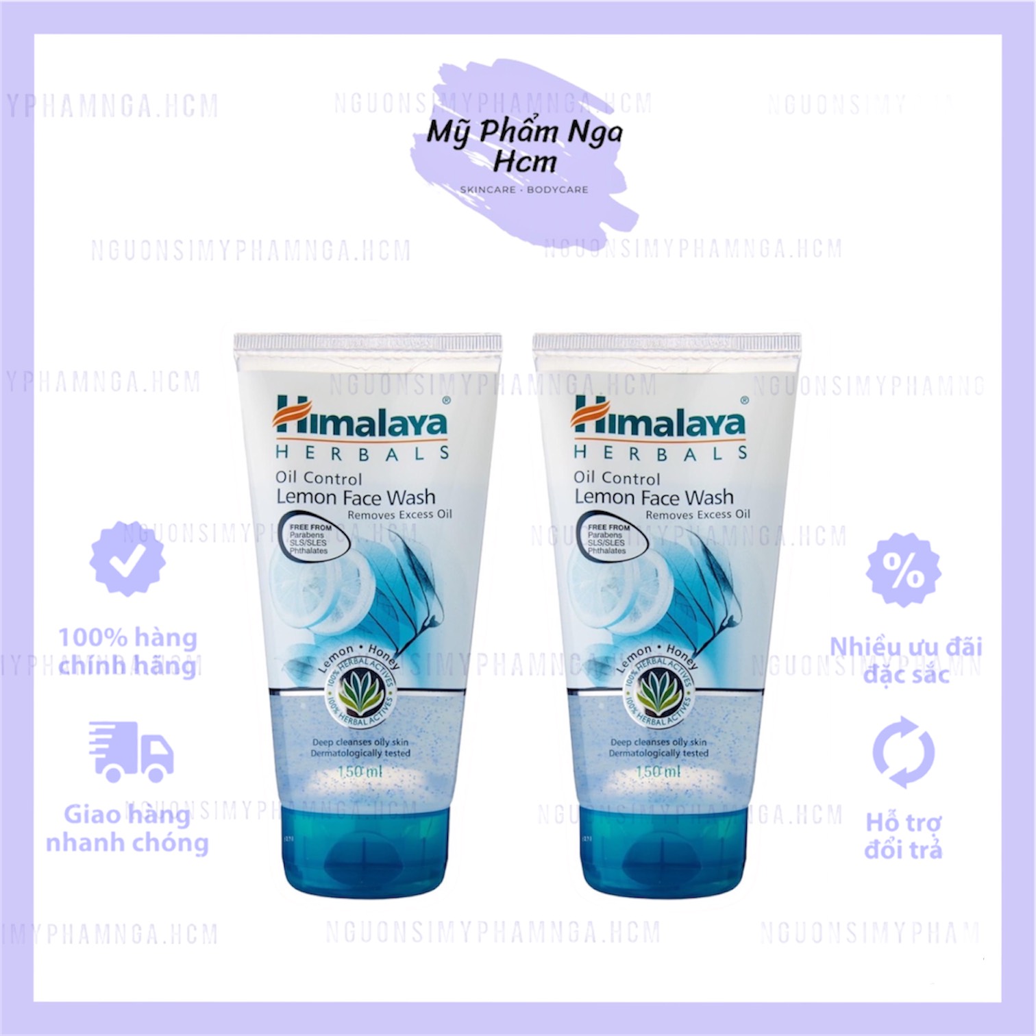 Sữa rửa mặt Himalaya chanh mật ong