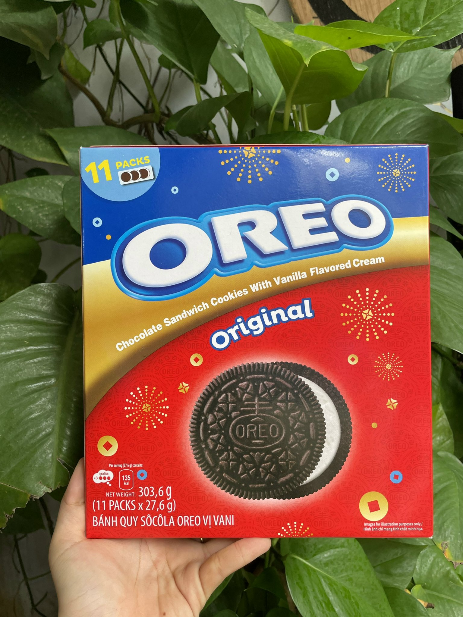 Bánh Quy Sôcôla Oreo Vị Vanilla