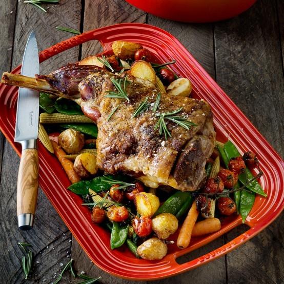 Đĩa bầu dục le creuset – cam