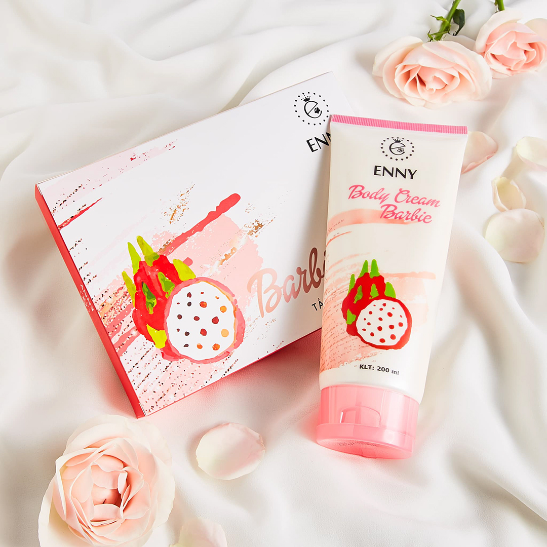 Combo Kem Body Babi và Tắm Trắng ENNY, dưỡng da trắng mịn