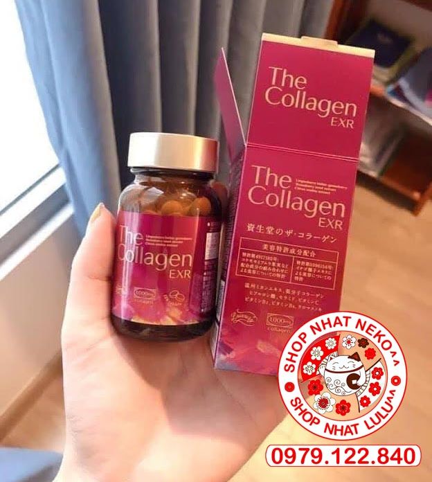 Shiseido The collagen EXR 126 Viên Uống đẹp da, chống lão hóa Nhật bản