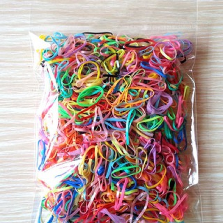 thun cột tóc cho bé, bịch 300g