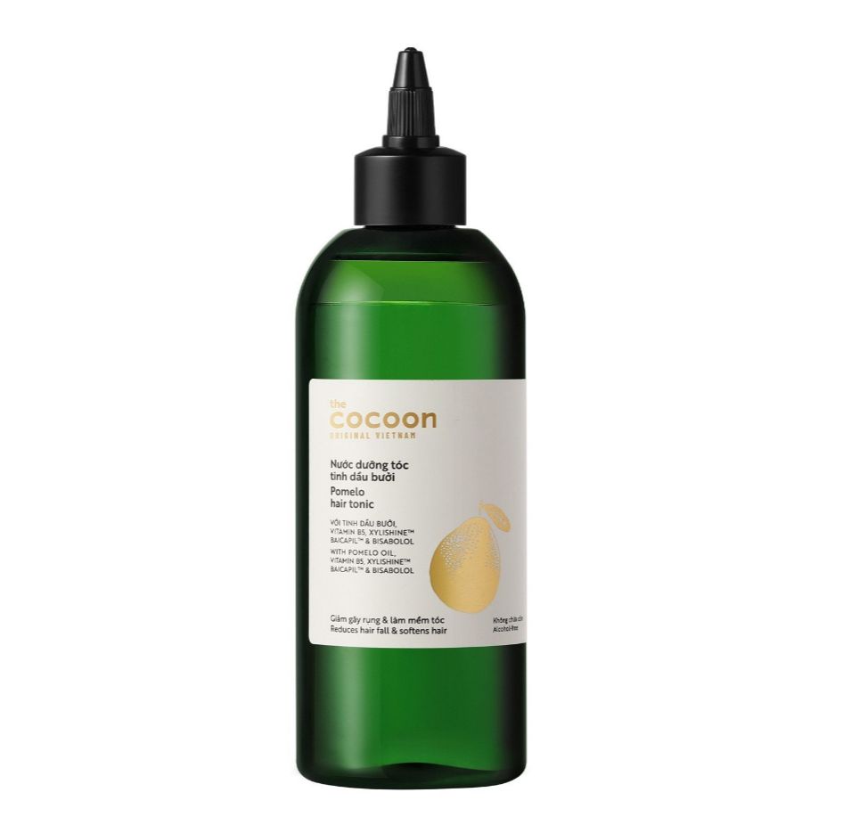 Nước dưỡng tóc tinh dầu vỏ bưởi Pomelo Cocoon 140ml -310ml mọc tóc nhanh phục hồi hư tổn chuyên sâu