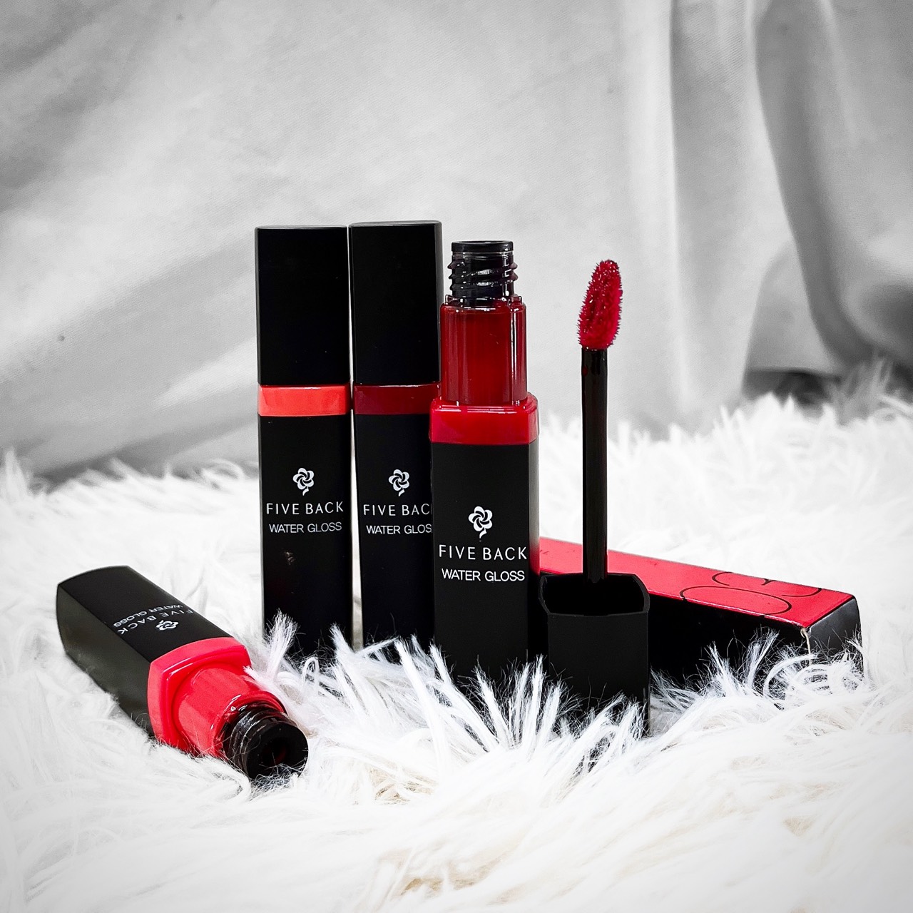 Thanh lý Rẻ vô đối- Son lì dưỡng môi Hàn Quốc Five Back Water Gloss - Không khô môi 7.5g