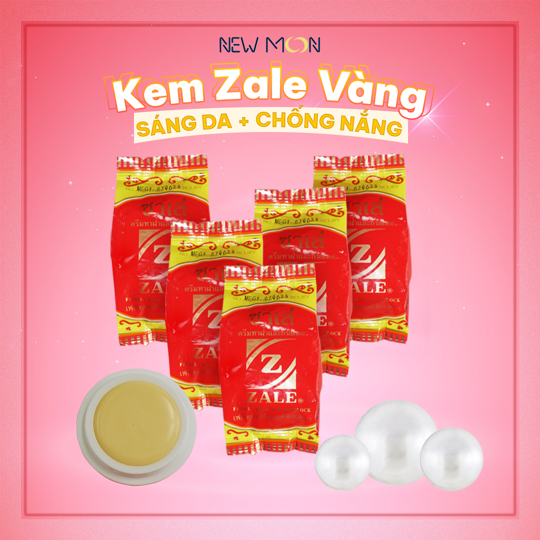 Kem nén chống nắng zale vàng sáp ong thái lan chính hãng combo 5 lọ