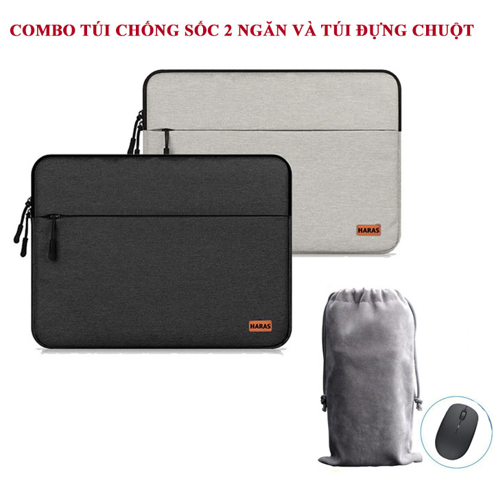  Combo Túi Chống Sốc Túi Bảo Vệ Túi Chông Va Đập Laptop Và Túi Đựng Chuột HARAS TC002HR345 