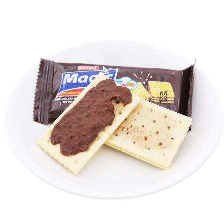 Bánh cracker siêu giòn 2 lớp kem Magic Twin hộp 300g