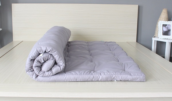 Topper nệm màu xám Edena
